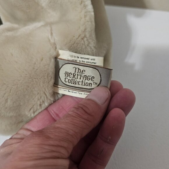 Vintage Ganz 80s Wrinkles Dog Hand Puppet Plush Heritage Collection Grey 10” - Picture 4 of 8